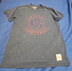 Used University of Arizona Basketball Retro Brand T-shirt, Men's Large