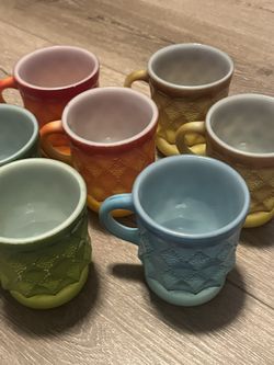 Fireking, Fire King, Vintage Cup, Vintage, Glassware, Vintage Glassware, Pyrex, Made In The USA, Mug, Vintage Mug, Glassware, Collectible Glass