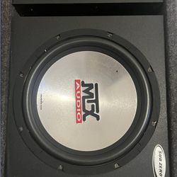 Mtx 5500 12” Sub With Ported Box + Mtx Amplifier 