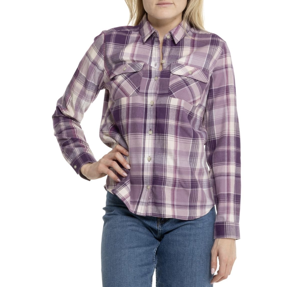Eddie Bauer XXL New With Tags Women’s Plaid Flannel