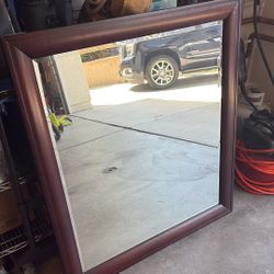 Wood Frame Mirror