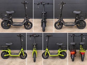 Gotrax Electric Seated Scooter with Basket