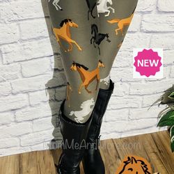 NEW Womens Western Leggings Soft As Lularoe OS/TC/TC2 