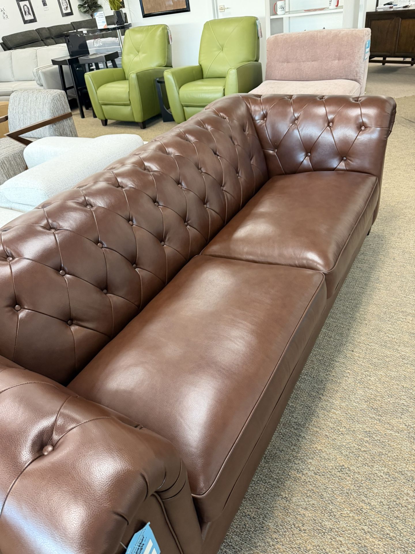 Top Grain Leather Sofa-Zoe-zero down Payment