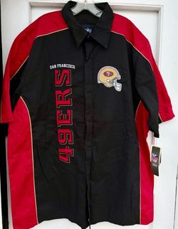 SAN FRANCISCO 49ERS SHIRT XXL 49ERS MECHANIC WORK SHIRT 2XL