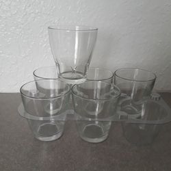 Set of 6 Pcs Glases New ( $8 Each).