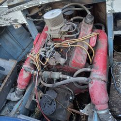1998 327 Small Block Impala Boat Engine And Boat Trailer 