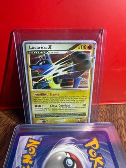 Lucario lv x mysterious treasures 122 pokemon