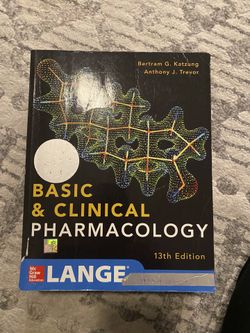 Basic & Clinical Pharmacology 13th Edition By Bertram G. Katzung And Anthony J. Trevor