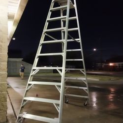 12 Ft Twin Step Platform Ladder