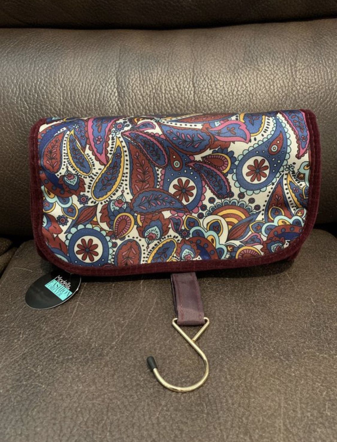 Modella Paisley Valet Hanging Travel Bag