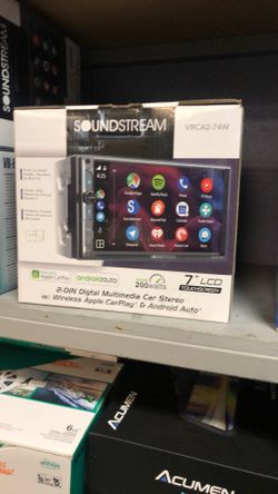 Soundstream 7 Inch Apple CarPlay And Android Auto Stereo 