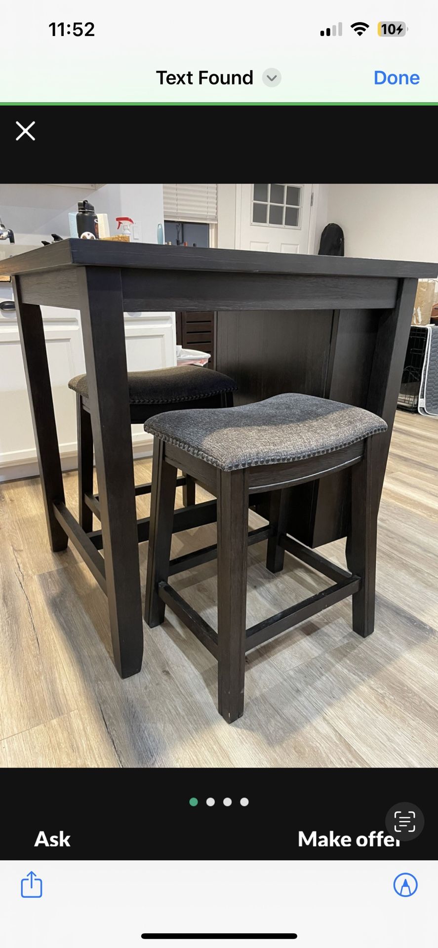 Table And Bar Stools