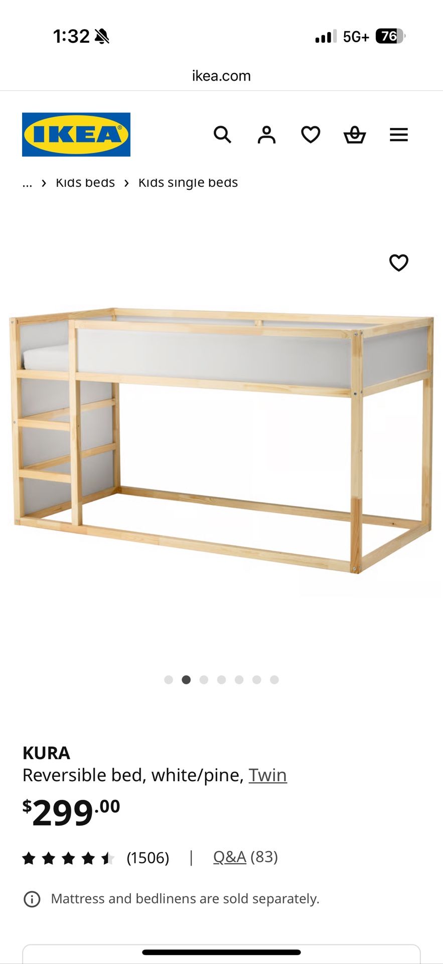 IKEA Bed frame / Bunk bed