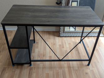 Industrial / Rustic Wood-Top Desk