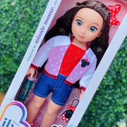 2021 Disney ILY 4Ever 18" Brunette Minnie Mouse Inspired Fashion Doll Age 6+ New
