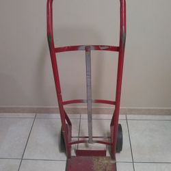 Dolly Red With Hard Rubber Wheels
