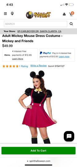 Mickey Mouse adult Costumes