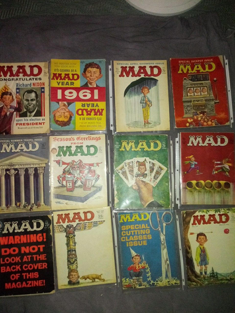 Vintage 1960's mad magazine collection