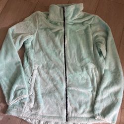 The north face women Osito jacket new  mint blue green m