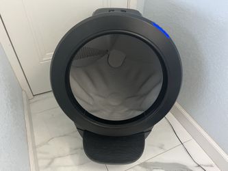 Whisker Litter-Robot 4 (With Litter Hopper) - WiFi Enabled Automatic Self-Cleaning Cat Litter Box, Black