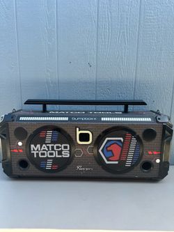 Bumpboxx Flare8 Pro Retro Portable Bluetooth Speaker Matco Tools