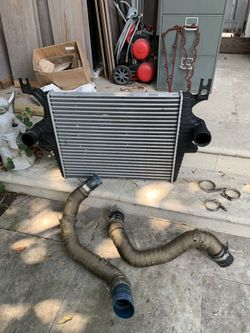 2003-2007 FORD F250 F350 EXCURSION 6.0 POWERSTROKE TURBO CHARGE AIR COOLER & CAC TUBES/BOOTS