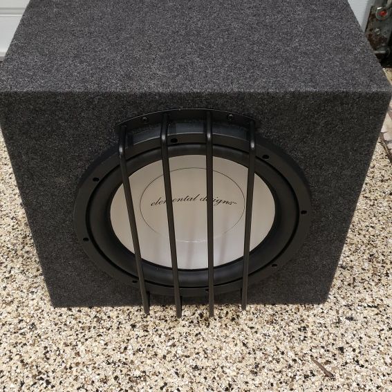 Elemental Designs 12" Subwoofer Just Installed To Test. Sounds great