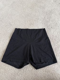 Aerie Women’s 3’’ Black High-Waist Biker Shorts Size Large