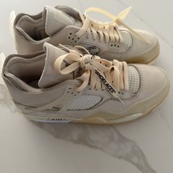 off white jordan 4s
