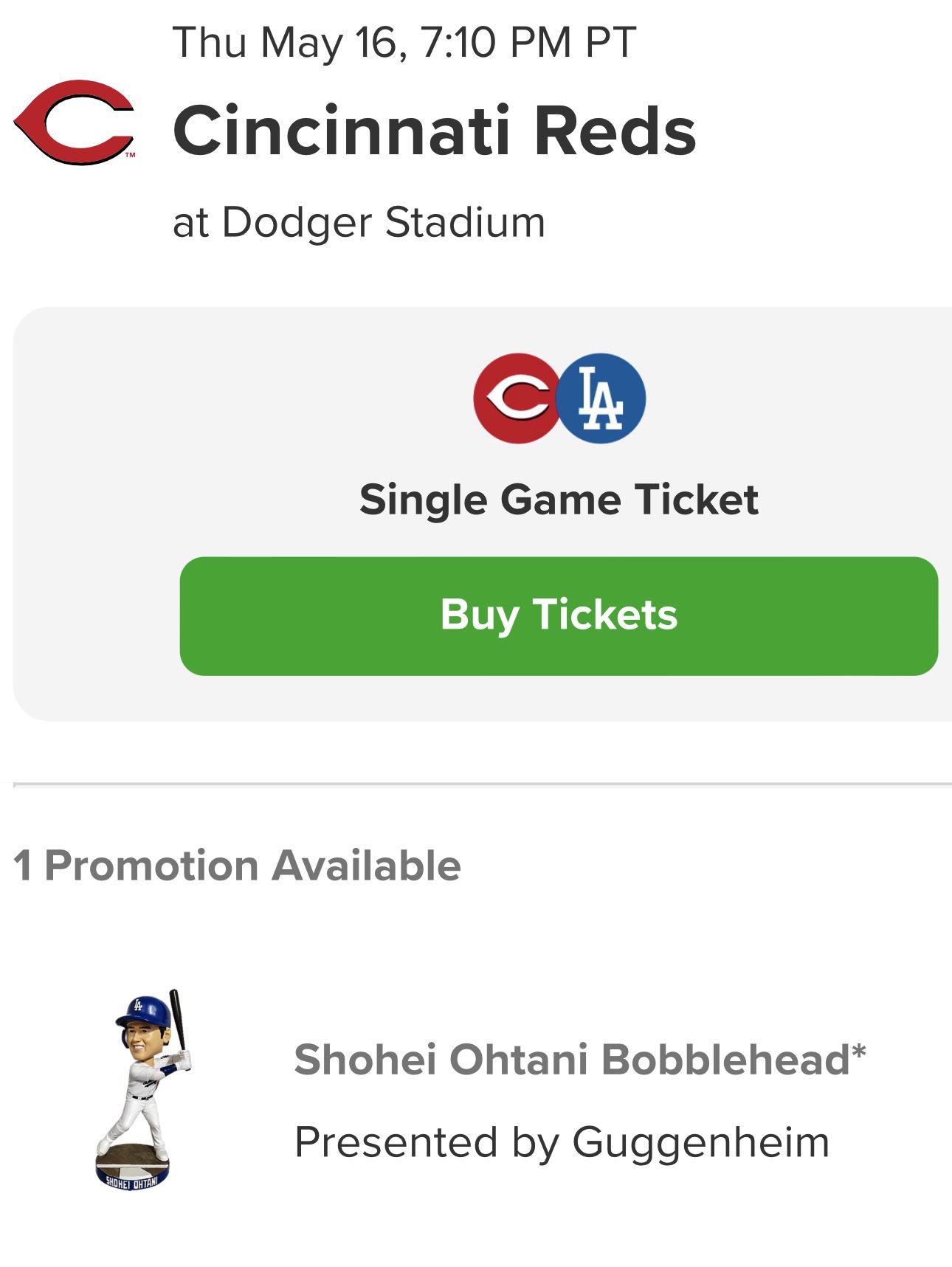 Shohei Ohtani Bobblehead Dodgers 2024