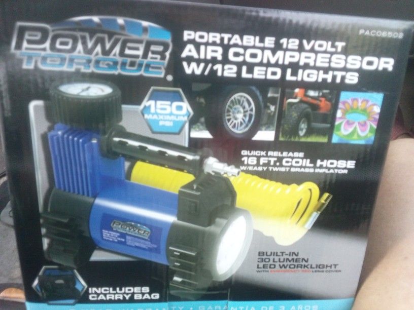 Air Compressor With Light