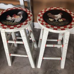 Set Of 2 Stools