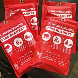 4 New Fire Blankets Made By Prepared Hero