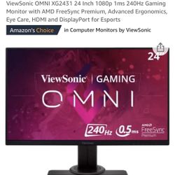 240 Hz Gaming Monitor 