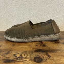 Cole Haan Women’s 10 Cloudfeel Stitchlite Espadrille Shoe Brown Tan Slip On