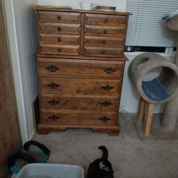 Bedroom Dresser and 2 Night Stands