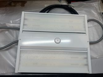 2x4 LED Troffer Light Fixture - New / Unused, with Flexible Armored Cables