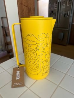 Brand New Custom Yellow MIIR French Press