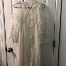 Vintage flower girl dress from 1982