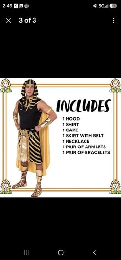 Adult Mens Pharaoh Costume