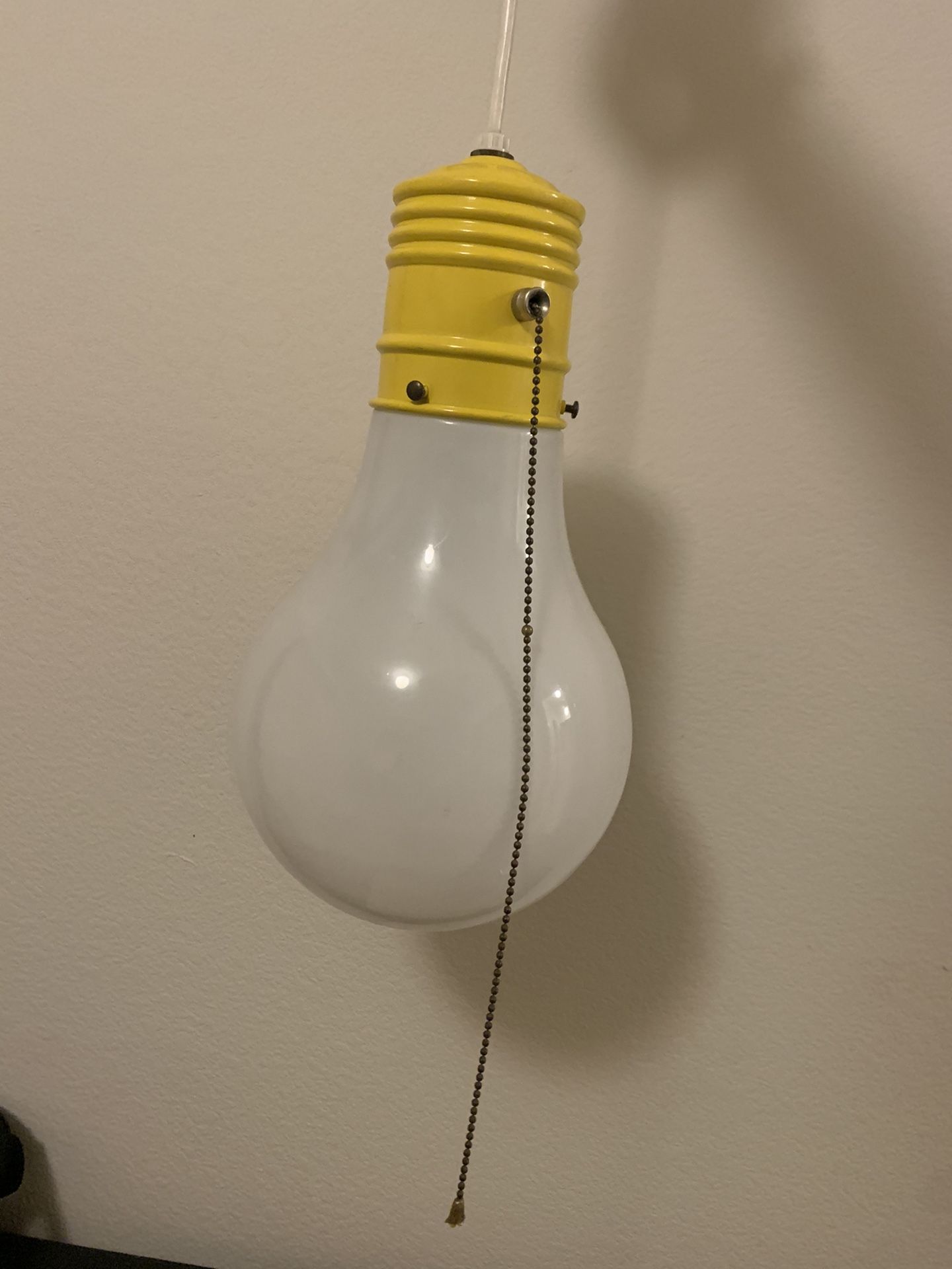 Vintage 1960’s Giant Light Bulb Lamp