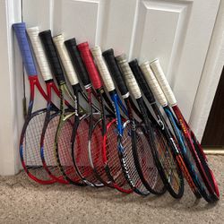 Tennis Rackets (Yonex, Wilson, Head, Prince, Dunlop)