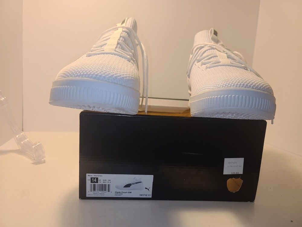 Puma Clyde Court GW Size US 14 New Damage Box (FL) display picture 3