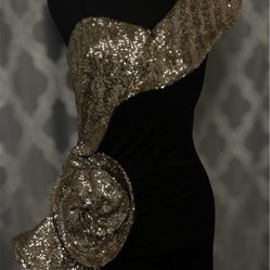 Beautiful long elegant sequence dress!