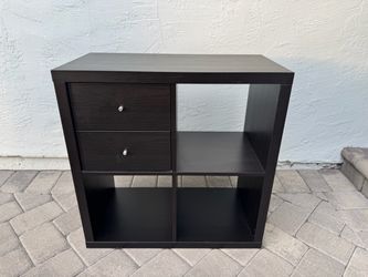 IKEA Kallax cube shelf with drawers