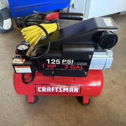 Craftsman 3 Gallon Air Compressor With Hose