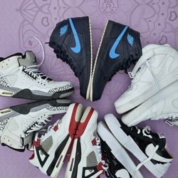 “Jordan & Nike Sneakers Bundle - Authentic Retro & Classic - Size 12-13”