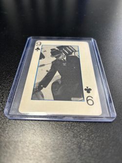 1966 Green Hornet Playing Cards Bruce Lee - 9 Of Clubs