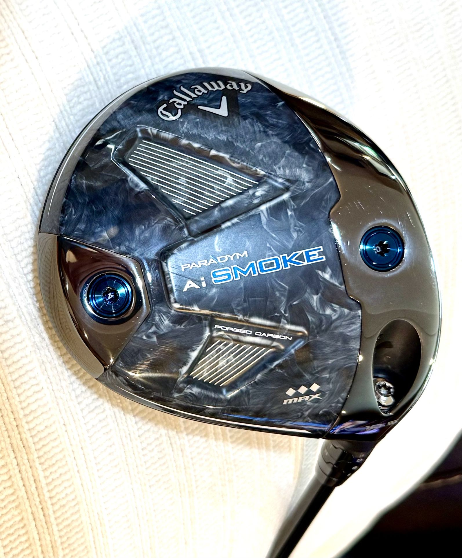 Callaway Ai SMOKE Triple Diamond Max Driver - 10.5* Stiff or XStiff Shaft Headcover and Wrench